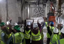 Imagini spectaculoase de la lucrările de excavare pentru magistrala de metrou M6 (Video)