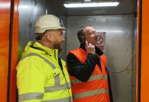 Control pe șantierul Autostrăzii Sibiu – Pitești. Se verifică sistemele de monitorizare și intervenție în tunelul Momaia
