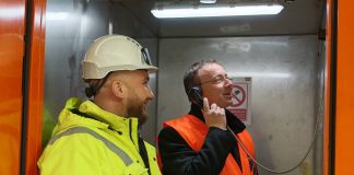 Control pe șantierul Autostrăzii Sibiu – Pitești. Se verifică sistemele de monitorizare și intervenție în tunelul Momaia