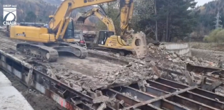 Lucrări pe DN 12A pentru dezafectarea unui pod