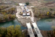 Stadiul lucărilor la podul peste Prut a ajuns la 65%