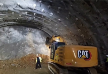 Lucrările avansează pe Autostrada Sibiu – Pitești. A fost străpunsă și a doua galerie a tunelului Boița 1